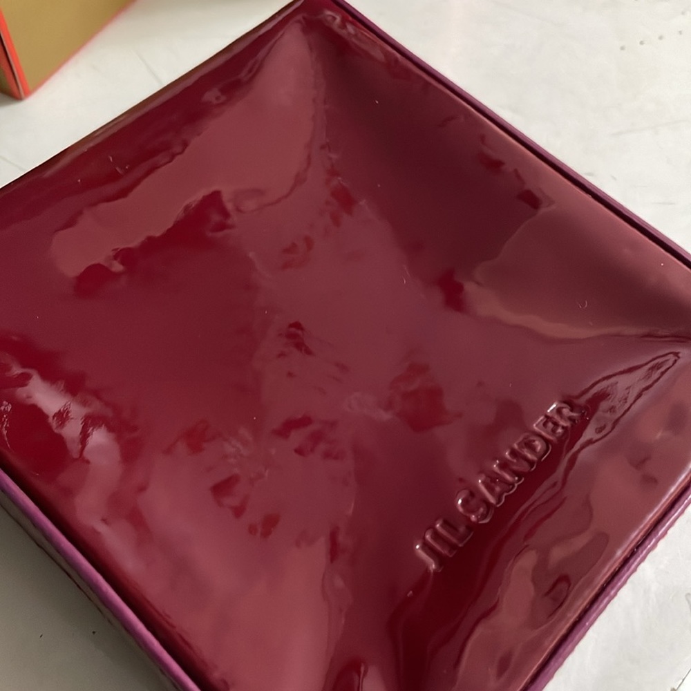 JIL SANDER Raspberry  💕Small Evening Clutch Bag - Picture 10 of 12
